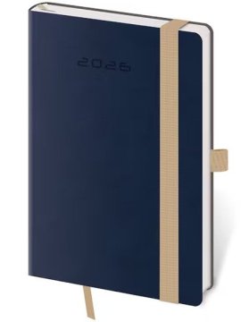 Diar 2026 tedenski žep Flexies - temno modra