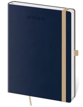 Dnevnik 2026 dnevni A5 Flexies - temno modri