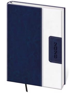 Dnevnik 2026 tedenski A5 Classic - modra/bela