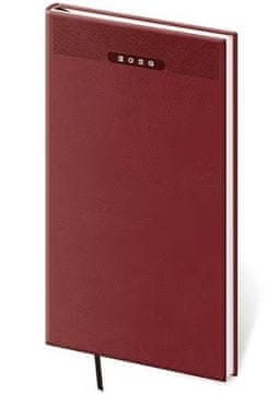 Tedenski žepni dnevnik 2026 Print Classic - angleško rdeča