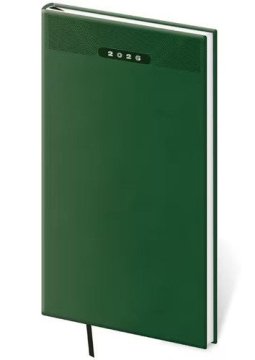 Tedenski žepni dnevnik 2026 Natisni Klasični - zeleni