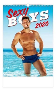 Stenski koledar 2026 - Sexy Boys