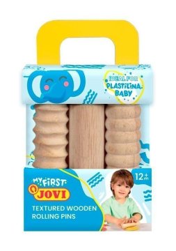 JOVI BABY leseni valjčki - 3 kosi