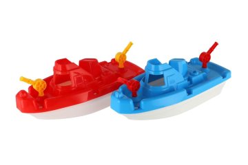 Ribiški čoln plastika 2 barvi 12x28cm