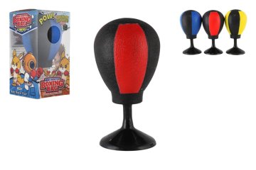 Boksarska vrečka mini prst plastična 14cm 3 barve v plastični škatli