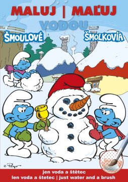 Smrkci 2 pozimi - Barvanje z vodo A5