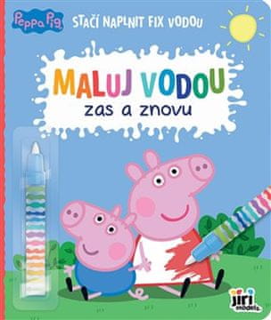 Slikati z vodo znova in znova Peppa Pig