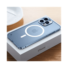 Symfony kovinski magnetni MagSafe ovitek za apple iPhone 11, modra