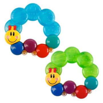 BABY EINSTEIN Teether-pillar 3m+ z vodo napolnjeno grizalo