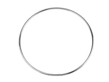 Kovinski obroč / ročaj za vrečko Ø21,3 cm - nikelj