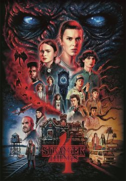 Clementoni Puzzle Stranger Things 4, 1000 kosov