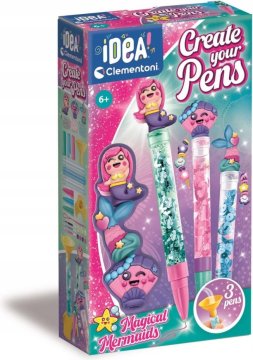 Clementoni IDEA Ustvarjalni set za izdelavo pisal z morskimi vilami