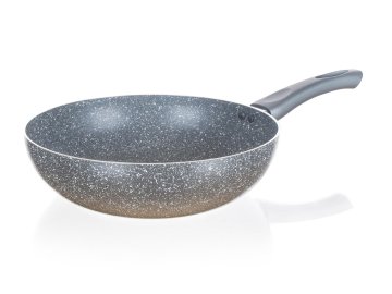 Ponev WOK 28 cm z neprijemljivo površino CUISINO GRANITE GREY