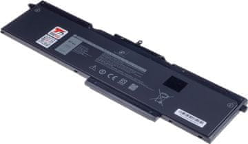 Baterija T6 Power za Dell Latitude 5501, 5511, Precision 3541, 3551, 8500mAh, 97Wh, 6 celic, Li-poly