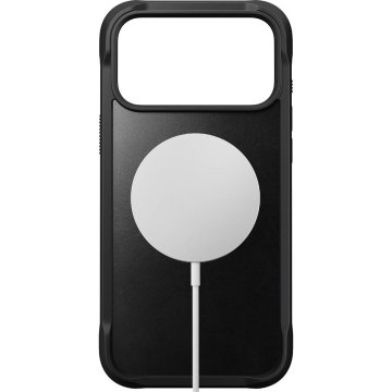 Nomad robustno usnjeno ohišje za iPhone 17 Pro Max BK