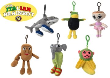 Alltoys Plišasti obesek Brainrot 10 cm