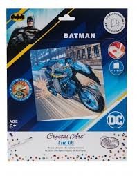 Kristalna umetniška razglednica - Batman, 18x18cm