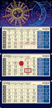 Trimesečni koledar 2026 LUXUS - MOON