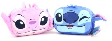 Alltoys Plišasti vzglavnik Stitch/Angel z luknjo za roko