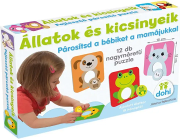 DOHÁNY Baby puzzle Živali z dojenčki