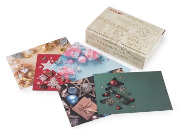 Božična kuverta za denar 12x17,5 cm - mešanica (100 kosov)