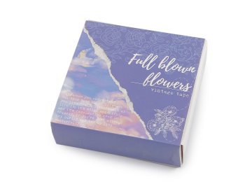 Washi dekorativni lepilni trak vintage set - mešanica rož