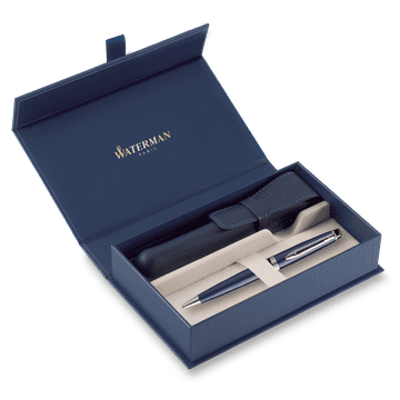 Waterman Expert Core Blue CT darilna škatla - komplet krogličnega peresa in etuija