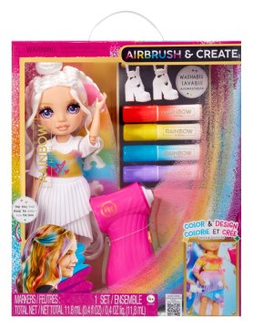 Rainbow High Air Brush lutka - vijolične oči