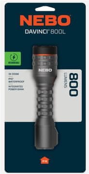 NEBO Ročna svetilka Davinci 800L