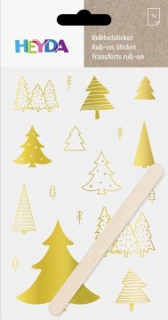 HEYDA Hejda Propisoty 10 x 19 cm - zlata drevesa