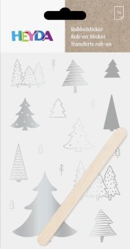 HEYDA Propisoty 10 x 19 cm - srebrna drevesa