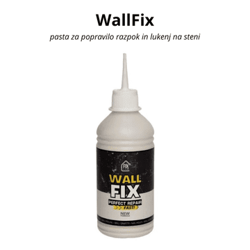 Smania Pasta za popravilo razpok in lukenj na steni WallFix | DIY popravilo sten