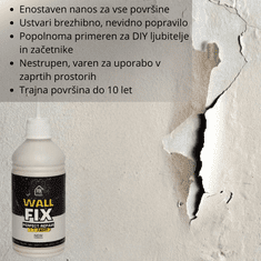 Smania Pasta za popravilo razpok in lukenj na steni WallFix | DIY popravilo sten 