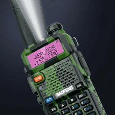 Baofeng UV-5R 5W, kamuflaža, radijska postaja
