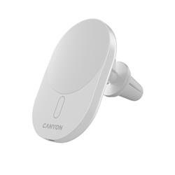 Canyon Avtomobilski polnilec OnGrip 105 15W Qi2 Wireless White