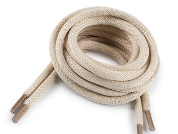 Vezalke za čevlje, superge, majice dolžine 100 in 130 cm - (100 cm) rustikalna svetloba (10 kosov)