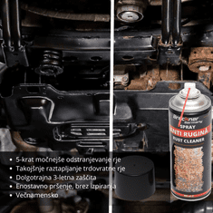 Smania Sprej za odstranjevanje rje RustCleaner | Antikorozijsko sredstvo | Sredstvo proti rji