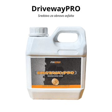 Smania Sredstvo za obnovo asfalta DrivewayPRO (1 L / 4-6 m²) | Premaz za asfalt | Obnovitev dovoza