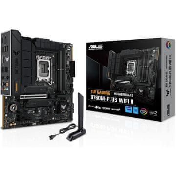 ASUS TUF B760M-PLUS WiFI II LGA1700 DDR5 gaming mATX osnovna plošča