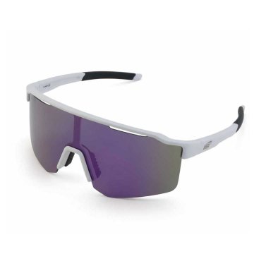 FREEMOVE Polarizacijska športna sončna očala FLOW bela/vijola, zmanjšujejo bleščanje in nudijo popolno 100% UV400 zaščito, popolna izbira za tek, kolesarstvo, pohodništvo ter ostale outdoor športe
