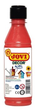 JOVI Decor akrilna barva - rdeča 250 ml