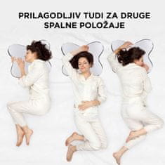 Vitapur MemoSilver Butterfly vzglavnik, blazina za spanje, 45x54cm