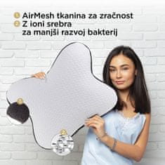 Vitapur MemoSilver Butterfly vzglavnik, blazina za spanje, 45x54cm