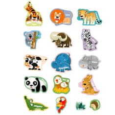 Čarobna Stena Magneti - Magnetki živali za kreativne otroke