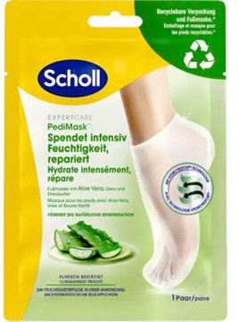 Scholl Vlažilna maska za noge z aloe vero PediMask (maska za noge) 1 par