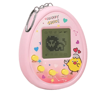 BestDeals Retro igrača Virtualni ljubljenčki Happy Space v roza barvi