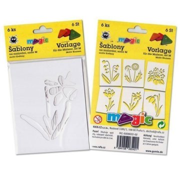 Magic papirnate šablone za slikanje cvetja