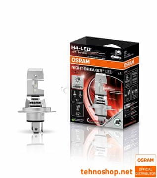Osram LED ŽARNICE NIGHT BREAKER SPEED 450 H4 64193DWNBSP-1HB 12V P43t 1HB