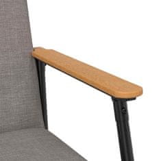 Vidaxl fotelj Taupe 59 x 75 x 78 cm blago