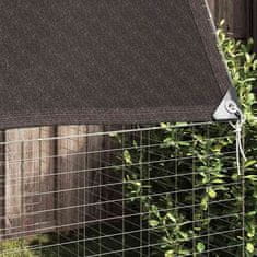 Vidaxl Kletka za piščance 2 pcs srebrna 600 x 100 x 210 cm